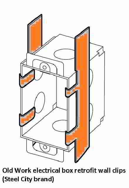 old work metal electrical box dimensions|existing construction electrical box.